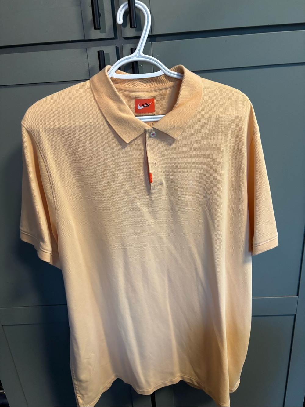 Nike Men’s XL Dri-fit Peach Polo Shirt